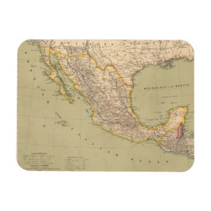 Map of Mexico Magnet