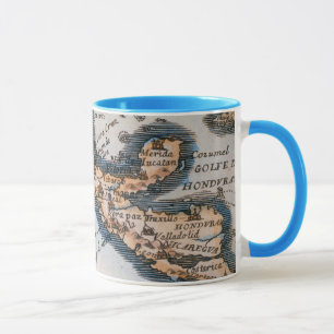 Map of Mexico or New Spain 1625 Mug