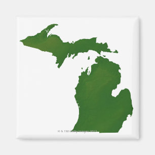 Map of Michigan Magnet