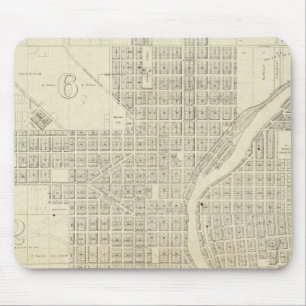 Map of Milwaukee Mouse Pad