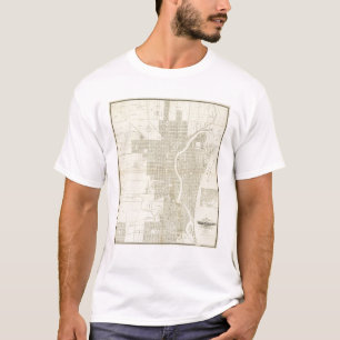 Map of Milwaukee T-Shirt