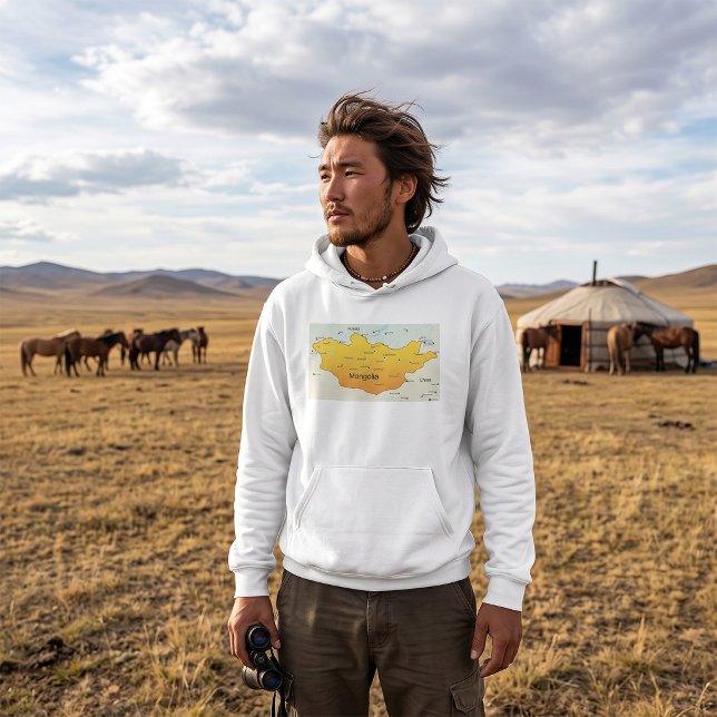 Map of Mongolia Hoodie (Creator Uploaded)