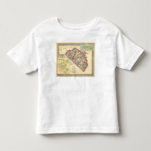 Map of Morgan, Berkeley, and Jefferson counties Toddler T-Shirt
