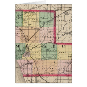 Map of Muskegon County, Michigan