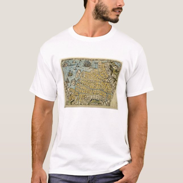 Map of Nagasaki T-Shirt (Front)