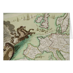 Map of Naval Attack on England by Napoleon