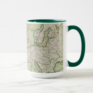 Map of Naval Attack on England by Napoleon Mug