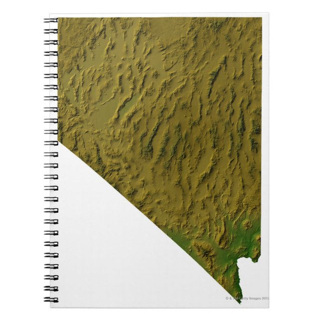 Map of Nevada Notebook (Front)