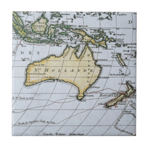 Map of New Holland Ceramic Tile