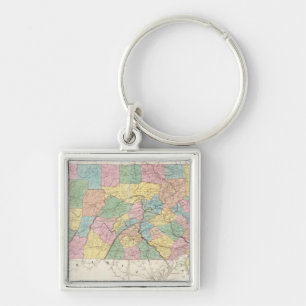 Map of New Jersey And Pennsylvania Key Ring