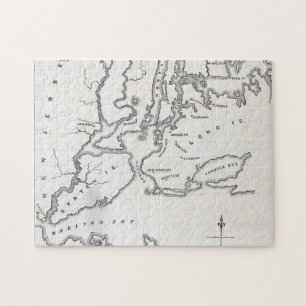 Map of New York and the Vicinity Jigsaw Puzzle