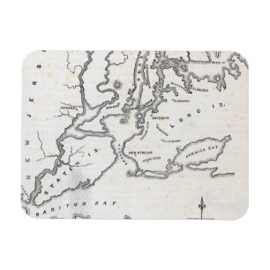 Map of New York and the Vicinity Magnet