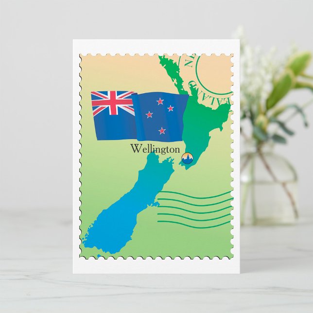 Map Of New Zealand Invitations (Creator Uploaded)