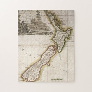 Map of New Zealand Jigsaw Puzzle