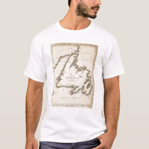 Map of Newfoundland T-Shirt