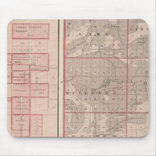 Map of Newton County with Goodland and Kentland Mouse Pad