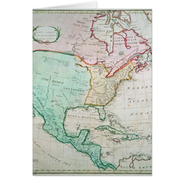 Map of North America (Front)