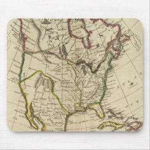 Map of North America 2 Mouse Pad