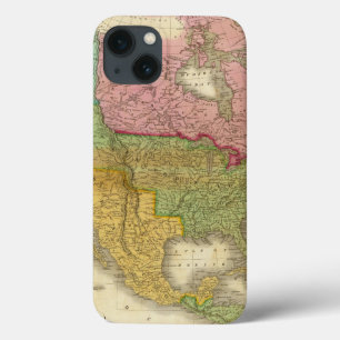 Map of North America 3 iPhone 13 Case