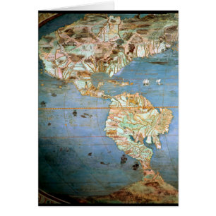 Map of North and South America