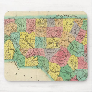 Map Of North Carolina Mouse Pad