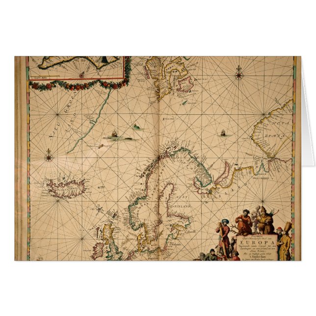 Map of Northern Europe (Front Horizontal)