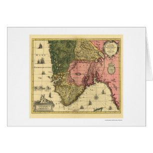 Map of Norway by Jan Jansson 1650