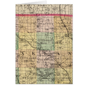 Map of Oakland County, Michigan