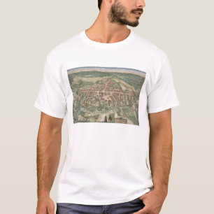 Map of Odense, from 'Civitates Orbis Terrarum' by T-Shirt