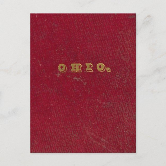 Map of Ohio Postcard (Front)