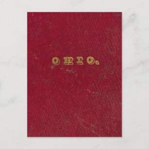 Map of Ohio Postcard