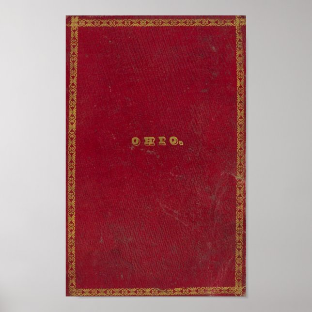 Map of Ohio Poster (Front)