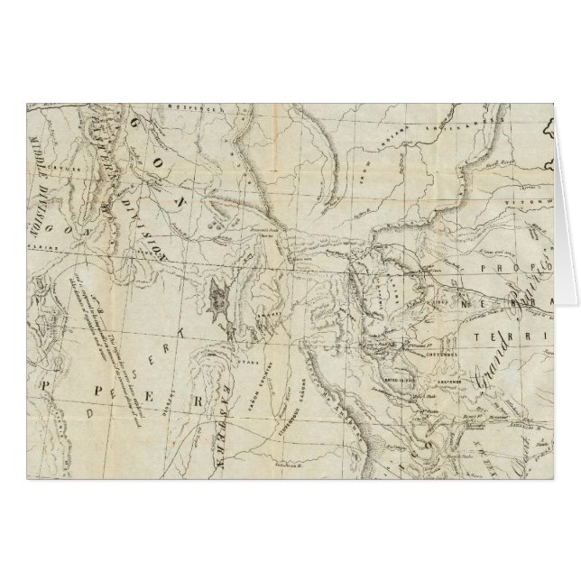 Map of Oregon, California, New Mexico (Front Horizontal)