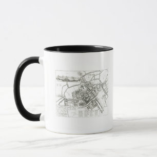 Map of Oxford, 1643 Mug