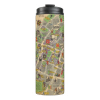 Map of Oxford, England (British Railways)