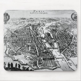 Map of Paris, 1620 Mouse Pad