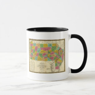 Map of Pennsylvania, New Jersey, and Delaware Mug
