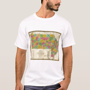 Map of Pennsylvania, New Jersey, and Delaware T-Shirt