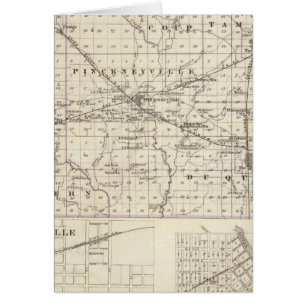 Map of Perry County, Nashville and Carmi
