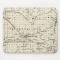 Map of Perry County, Nashville and Carmi