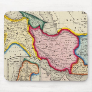 Map of Persia, Turkey In Asia Afghanistan Mouse Pad