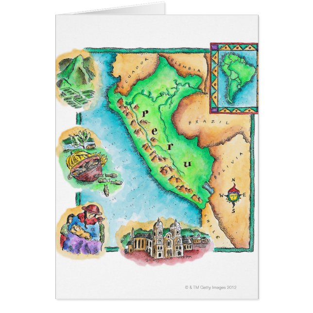 Map of Peru (Front)