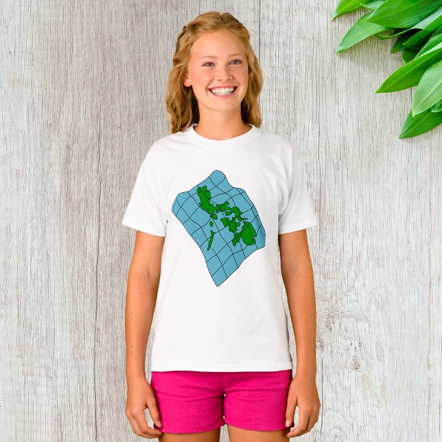 Map Of Philippines Girls T-Shirt (Creator Uploaded)