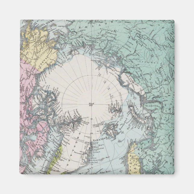 Map of Polar Seas Magnet (Front)