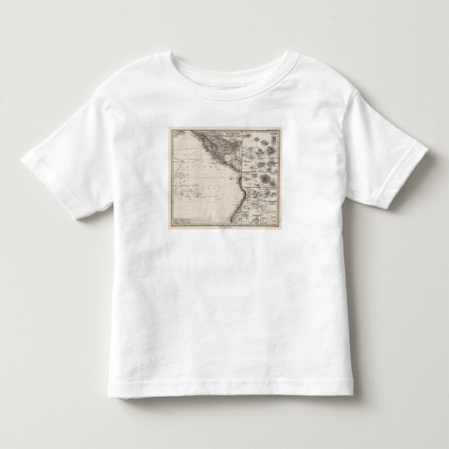 Map of Polynesia Toddler T-Shirt (Front)