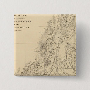 Map of portions of Utah 15 Cm Square Badge