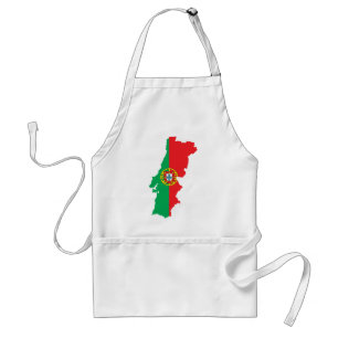 Map Of Portugal Standard Apron