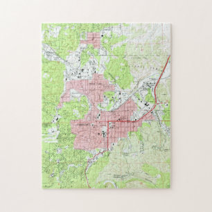 Map of Prescott Arizona (1973) Jigsaw Puzzle