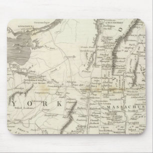Map of Provinces of the United States Mouse Pad