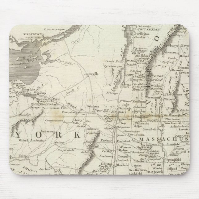 Map of Provinces of the United States Mouse Pad (Front)